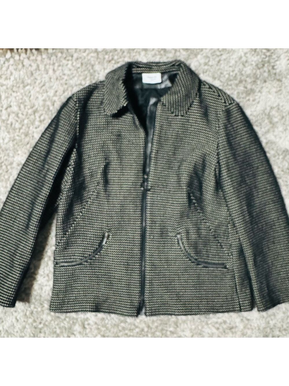 Akris Punto Women's Black and White Size 12 Jacket